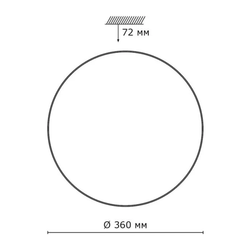 2052/CL PALE SN 211 Светильник пластик/белый/хром LED 30Вт 4000K D360 IP43 ABASI 2