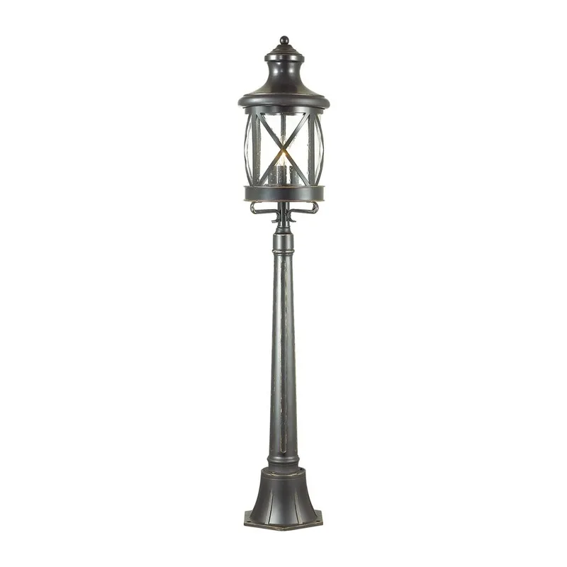 4045/3F NATURE ODL18 701 черный/золотая патина Уличный светильник, 124см IP44 E14 3*60W 220V SATION