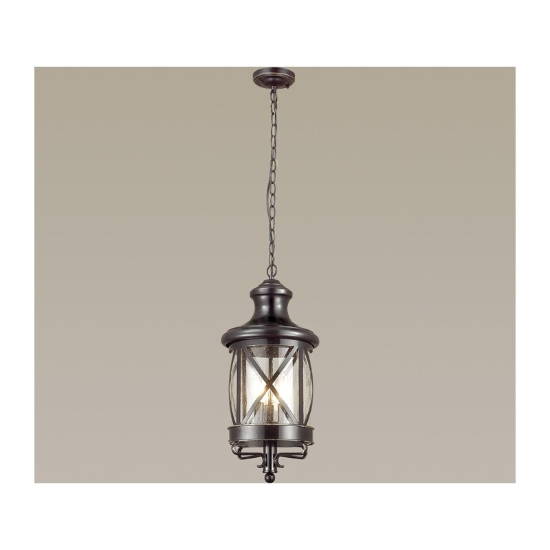 4045/3 NATURE ODL18 701 черный/золотая патина Уличный светильник-подвес IP44 E14 3*60W 220V SATION 3
