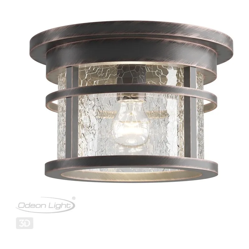 4044/1C NATURE ODL18 699 коричневый/патина Уличный потолочный светильник IP44 E27 60W 220V VIRTA 3