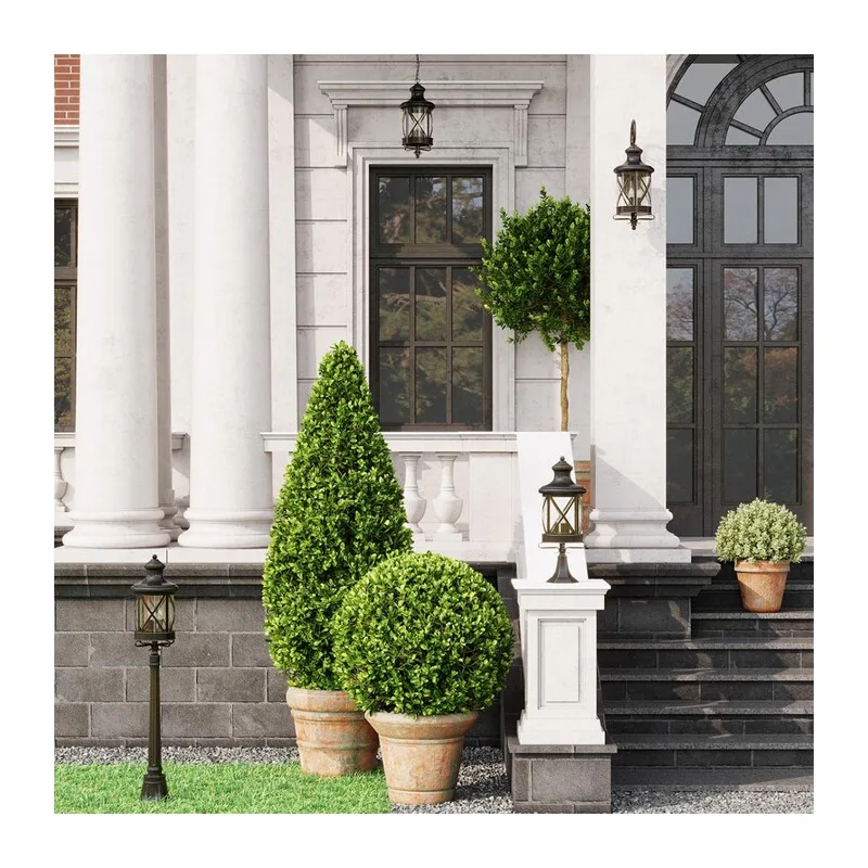 4045/1C NATURE ODL18 701 черный/зол.патина Уличный потолочный светильник IP44 E27 60W 220V SATION 3