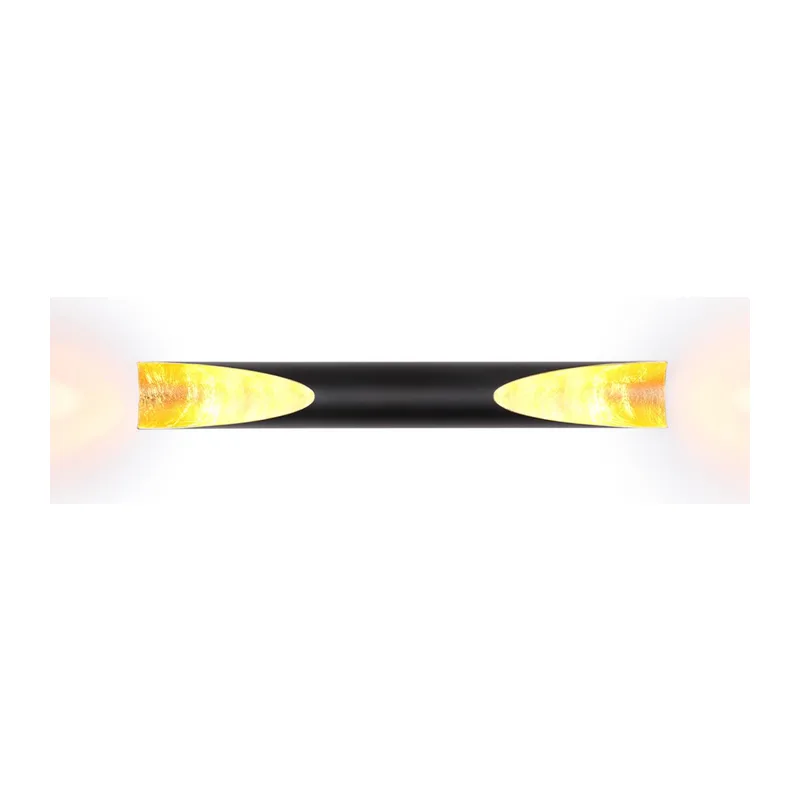 3816/16WL HIGHTECH ODL19 189 черный с золотом/металл Настен.светильник LED 12W 3000К 80х60 WHITNEY