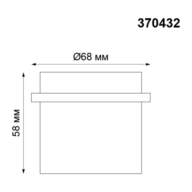 370432 SPOT NT19 515 белый Встраиваемый светильник IP20 GU10 50W 220V BUTT 3
