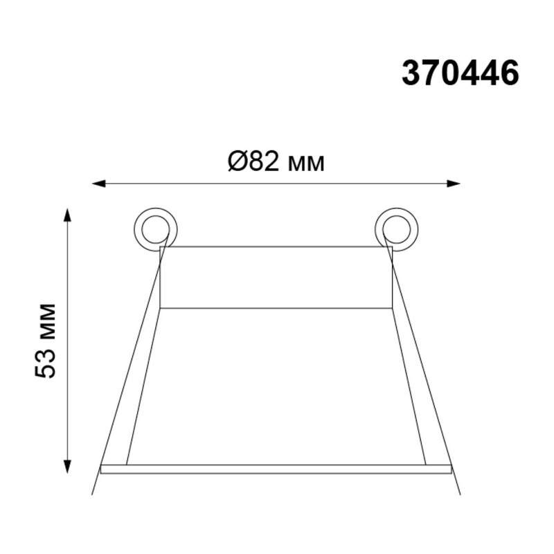 370446 SPOT NT19 578 белый Встраиваемый светильник IP20 GU10 50W 220V BUTT 3
