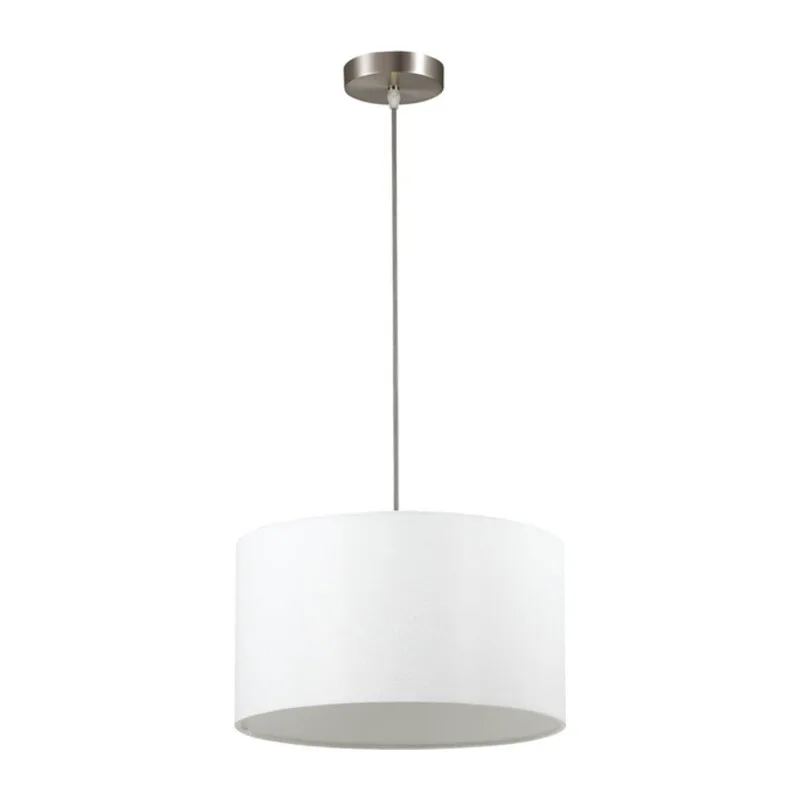 3745/2 MODERNI LN26 525 никель/белый, металл/текстиль Подвес E27 2*60W 220V NIKKI