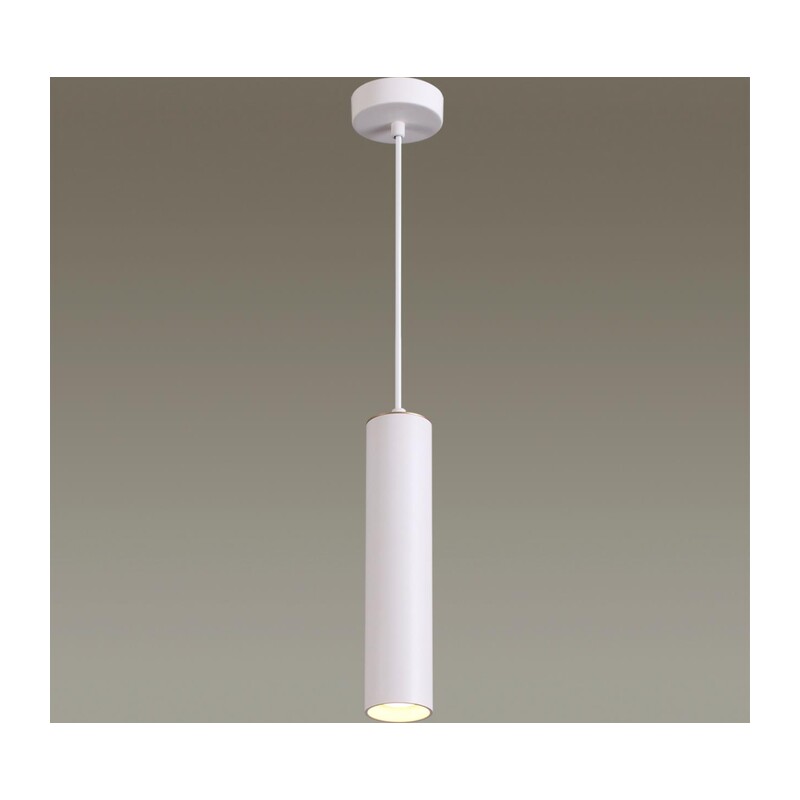 3873/1L HIGHTECH ODL19 000 белый Подвесной светильник GU10 1*50W 220V KIKO 3
