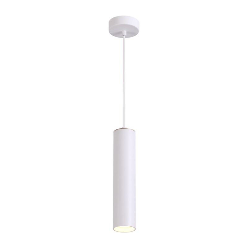 3873/1L HIGHTECH ODL19 000 белый Подвесной светильник GU10 1*50W 220V KIKO