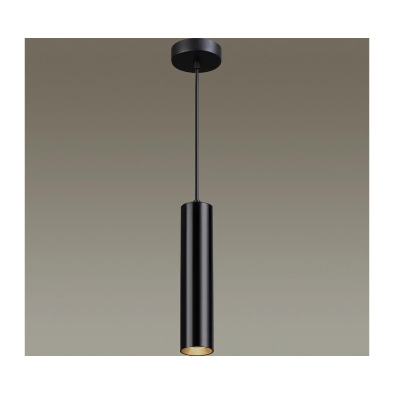 3872/1L HIGHTECH ODL19 399 черный Подвесной светильник GU10 1*50W 220V KIKO 3