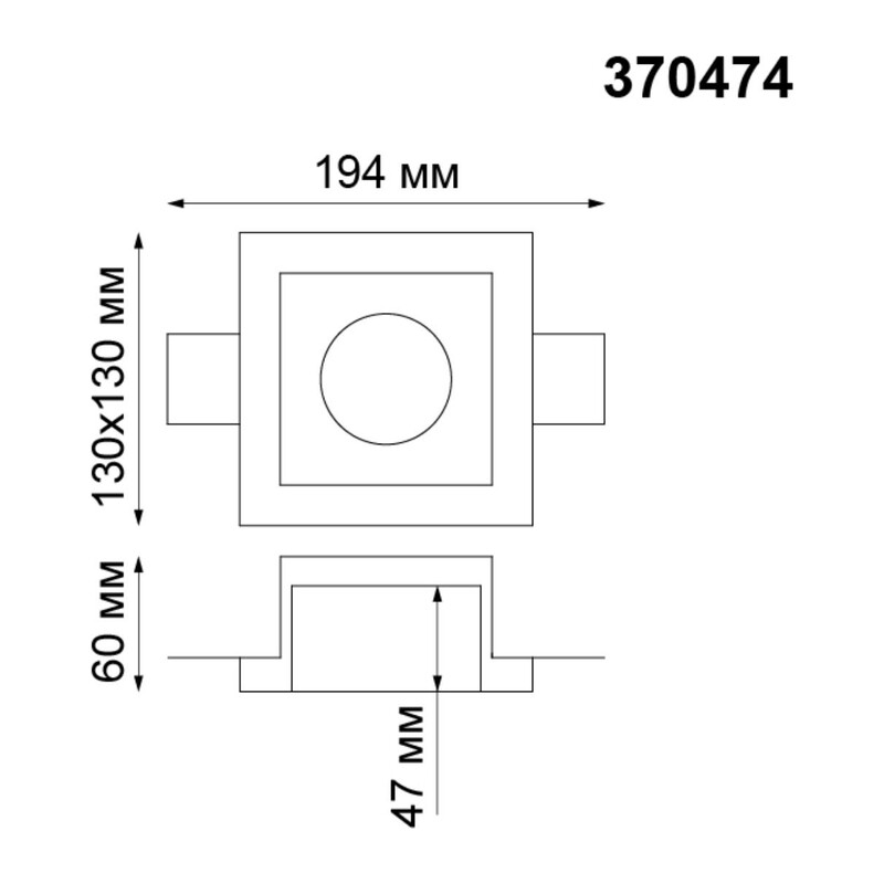 370474 SPOT NT19 633 белый гипс Встраиваемый под покраску светильник IP20 GU10 50W 220V YESO
