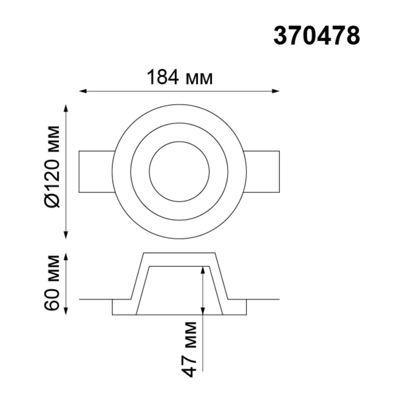370478 SPOT NT19 634 белый гипс Встраиваемый под покраску светильник IP20 GU10 50W 220V YESO