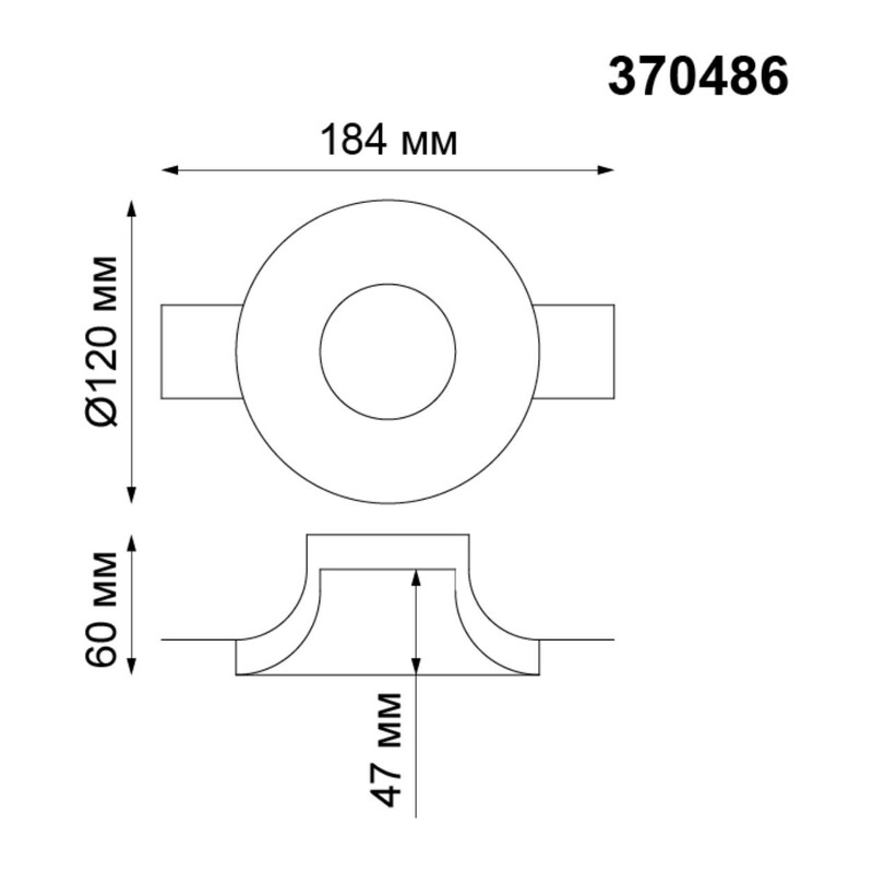 370486 SPOT NT19 631 белый гипс Встраиваемый под покраску светильник IP20 GU10 50W 220V YESO