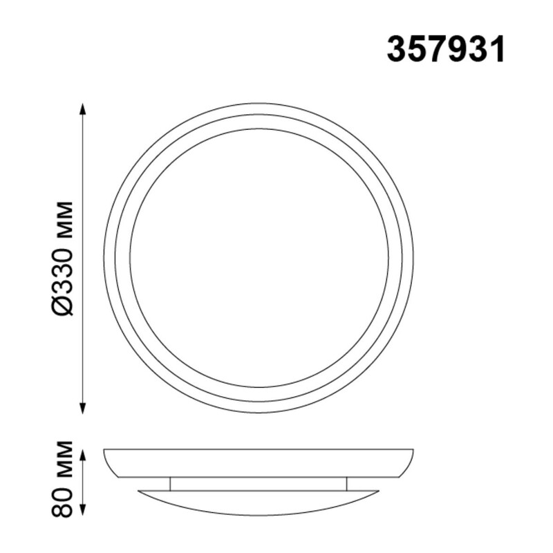 357931 OVER NT19 133 белый гипс Накладной светильник IP20 LED 3000К 7W 220V CAIL 2