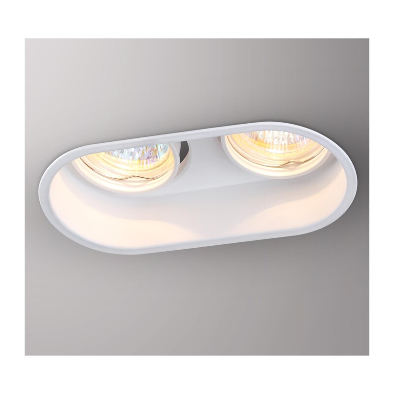 370564 SPOT NT19 578 белый Встраиваемый светильник IP20 GU10 2*50W 220-240V CLOUD