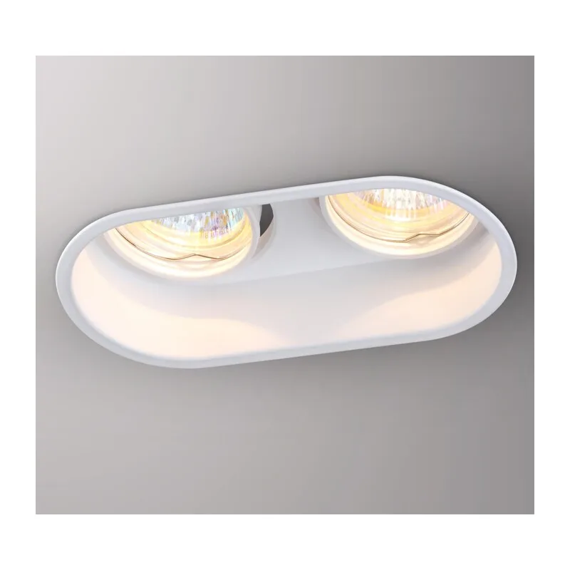 370564 SPOT NT19 578 белый Встраиваемый светильник IP20 GU10 2*50W 220-240V CLOUD