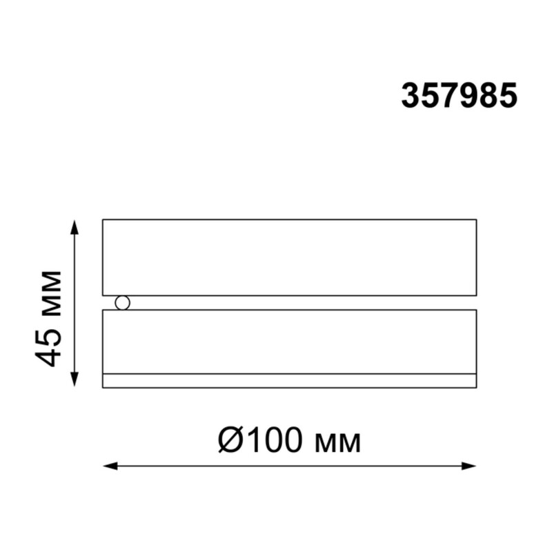 357985 OVER NT19 424 черный Накладной светильник IP20 LED 3000К 12W 220V GRODA