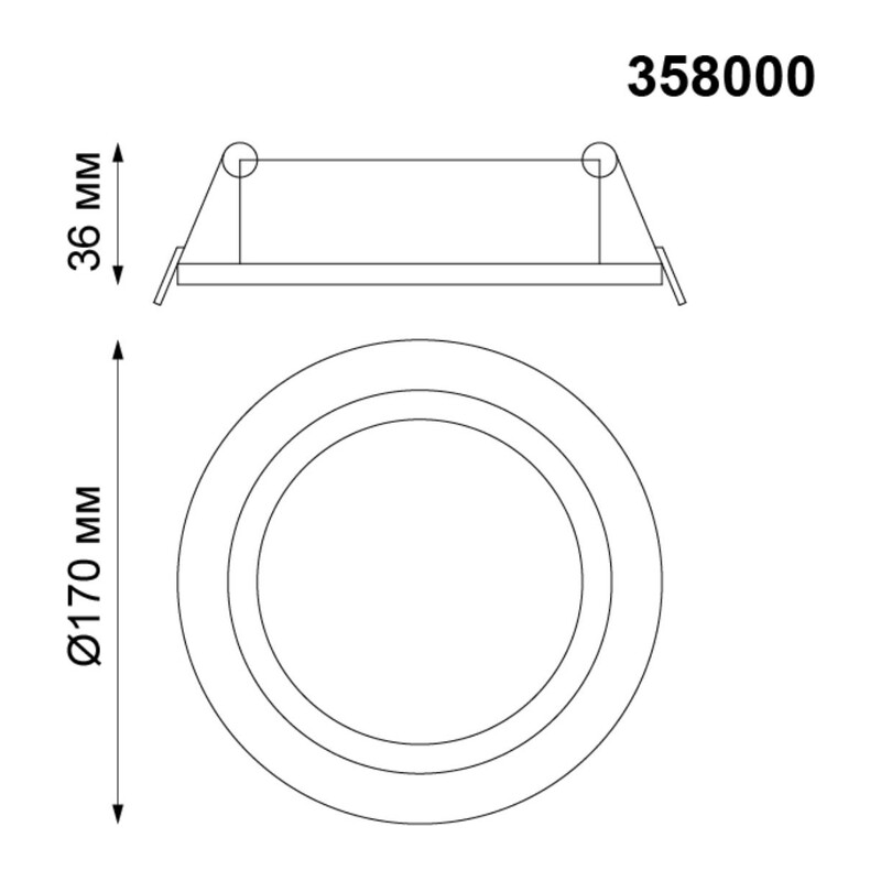 358000 SPOT NT19 554 белый Встраиваемый поворотный светильник IP20 LED 3000К 20W 85-265V STERN