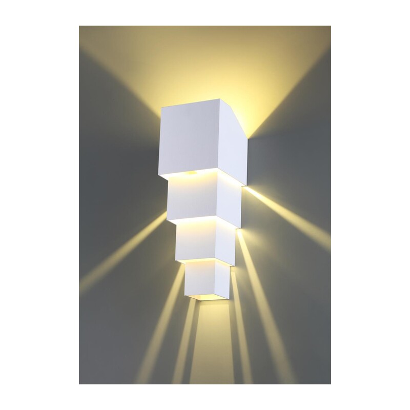 358005 STREET NT19 389 белый Ландшафтный светильник IP54 LED 3000К 2*5W 85-265V KAIMAS
