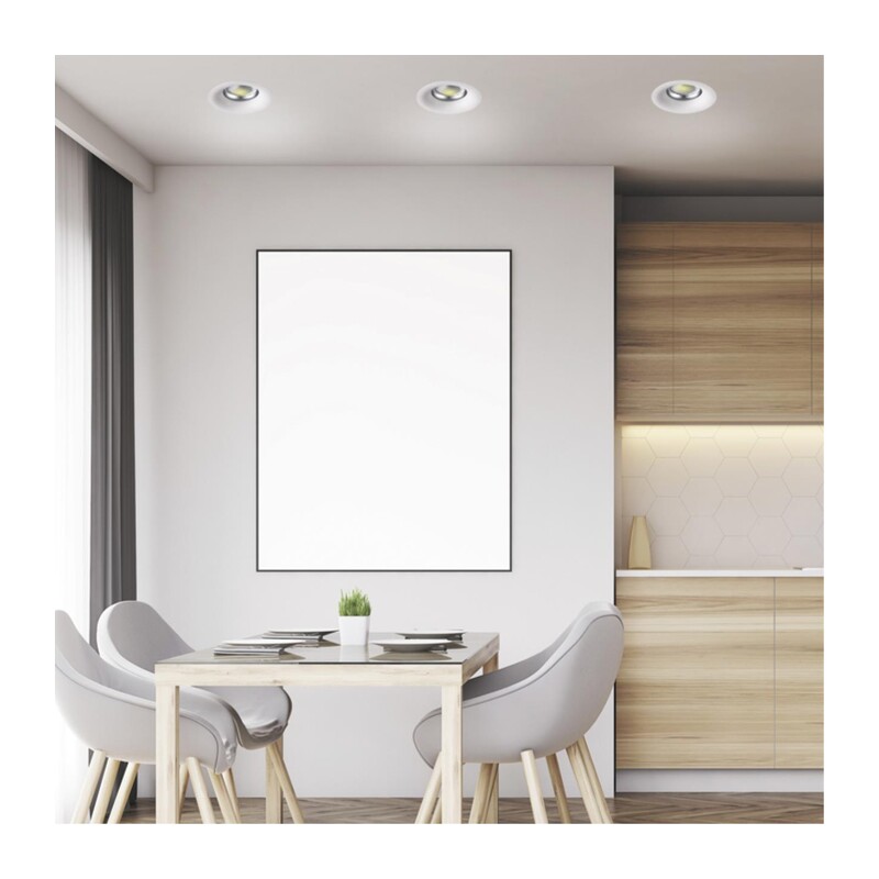 358024 SPOT NT19 532 белый Встраиваемый светильник IP20 LED 4100К 10W 220V GLOK 3