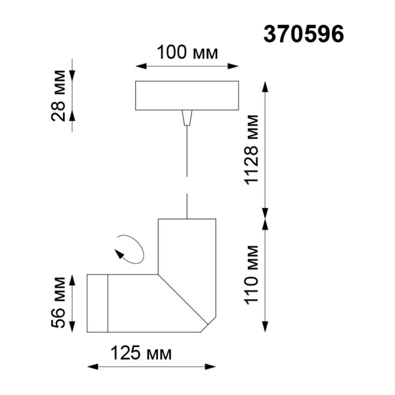 370596 OVER NT19 462 матовый белый Накладной светильник IP20 GU10 50W 220-240V ELITE 2