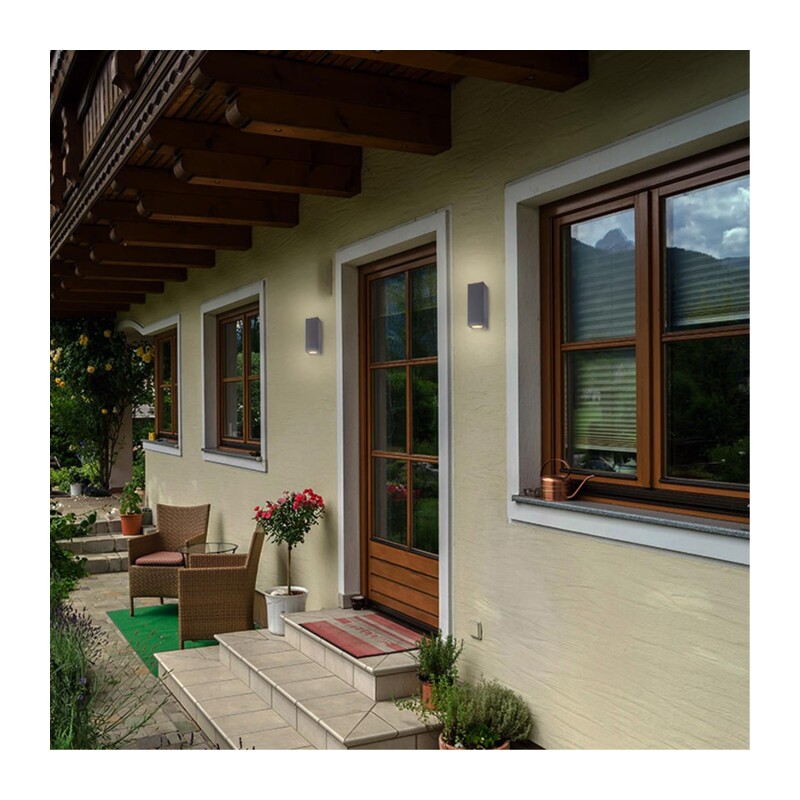 370600 STREET NT19 756 темно-серый Ландшафтный светильник IP54 GU10 2*50W 220V LANDSCAPE 4