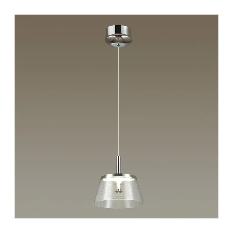 4108/7L L-VISION ODL19 95 белый/хром/прозрачный Подвес LED 7W ABEL 2