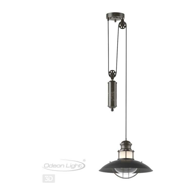 4164/1A NATURE ODL19 705 коричневый/прозрачный Подвес IP23 E27 1*60W DANTE