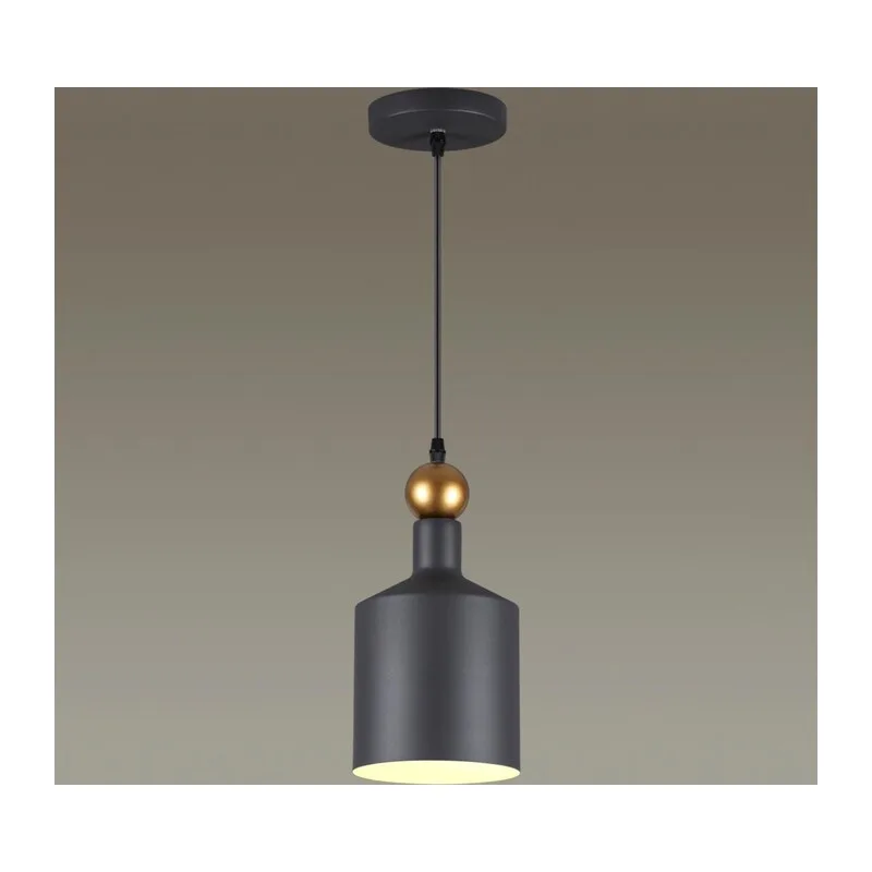 4085/1 PENDANT ODL19 417 темн.серый/золотой Подвес Е27 1*40W 220V BOLLI