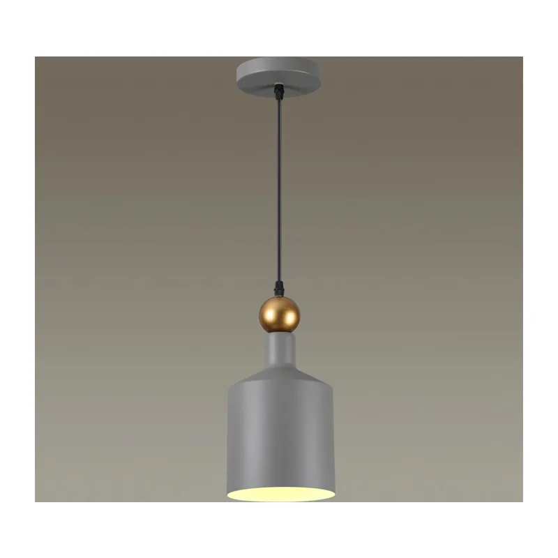 4086/1 PENDANT ODL19 417 серый/золотой Подвес Е27 1*40W 220V BOLLI 2