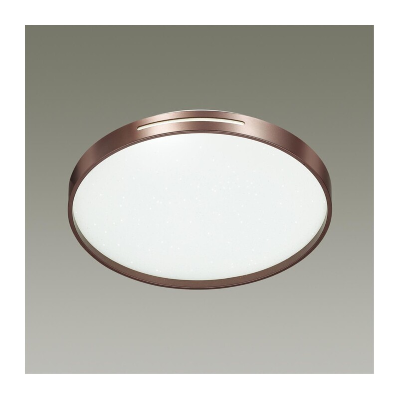 2075/DL PALE SN 000 Светильник пластик/белый/коричневый LED 48Вт 3000-6300K D390 IP43 пульт ДУ GETA COFFEE 5