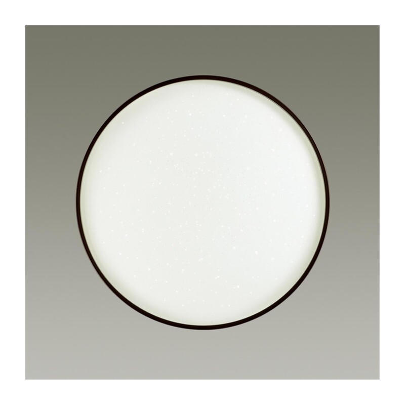 2075/EL PALE SN 000 Светильник пластик/белый/коричневый LED 72Вт 3000-6300K D490 IP43 пульт ДУ GETA COFFEE 3