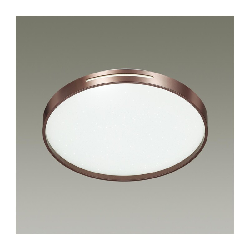 2075/EL PALE SN 000 Светильник пластик/белый/коричневый LED 72Вт 3000-6300K D490 IP43 пульт ДУ GETA COFFEE 5