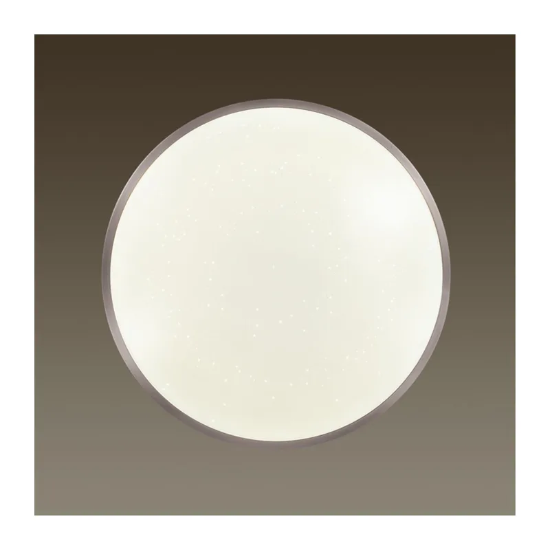 2088/EL PALE SN 078 Светильник пластик/белый/никель LED 72Вт 3000-6300K D540 IP43 пульт ДУ LOTA NICKEL 2