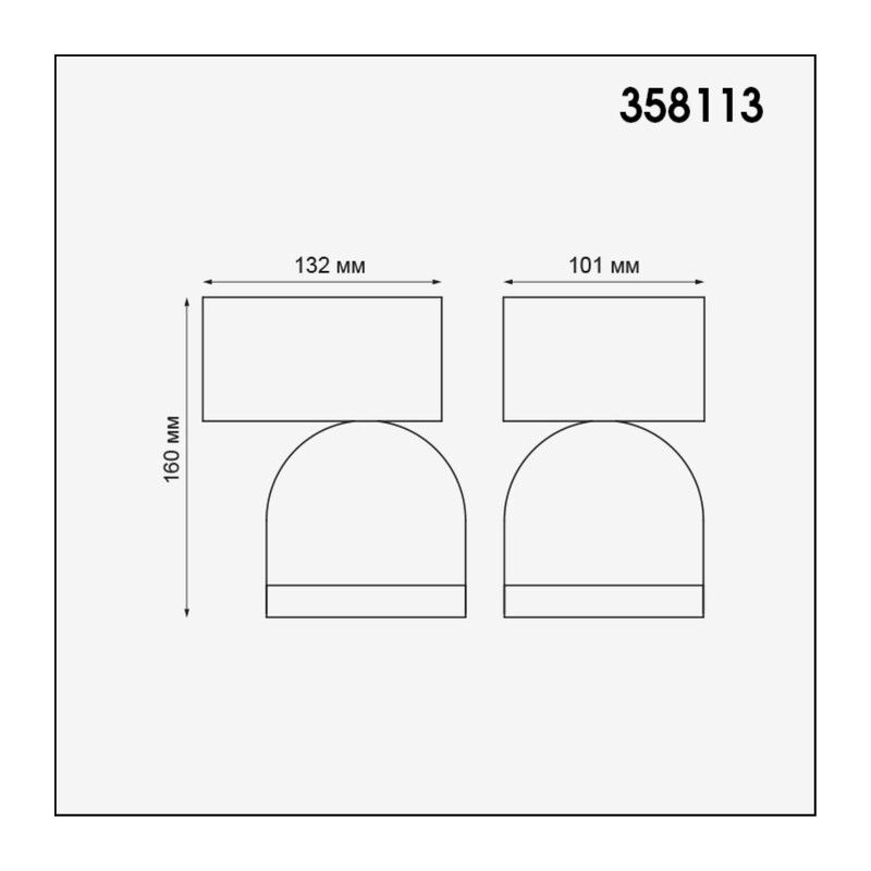 358113 STREET NT19 366 темно-серый  Ландшафтный настен.светильник IP65 LED 3000К 10W GALEATI