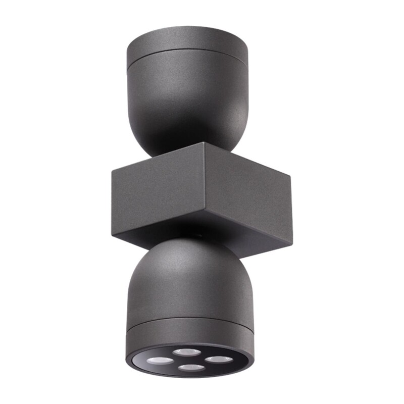 358114 STREET NT19 366 темно-серый  Ландшафтный настен.светильник IP65 LED 3000К 20W GALEATI 2