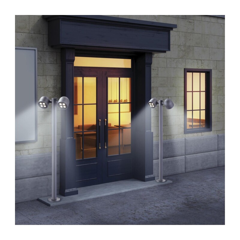 358116 STREET NT19 367 темно-серый  Ландшафтный светильник IP65 LED 3000К 20W 100-240V GALEATI 4