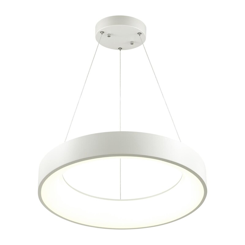 4066/50L L-VISION ODL19 000 белый/серый Люстра с ДУ LED 50W 220V SOLE