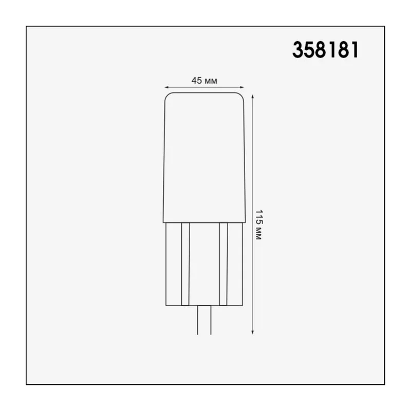 358181 STREET NT19 786 белый Ландшафтный светильник IP65 LED 4000K 3W 100-240V NOKTA 4