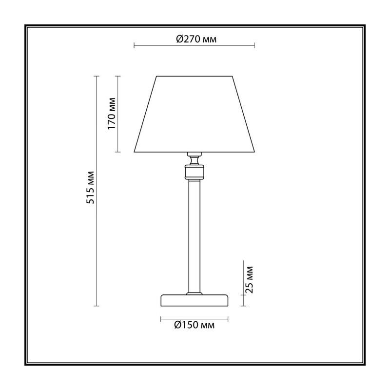 4429/1T NEOCLASSI LN26 072 античная латунь, бежевый Настольная лампа E14 1*40W 220V MONTANA 2