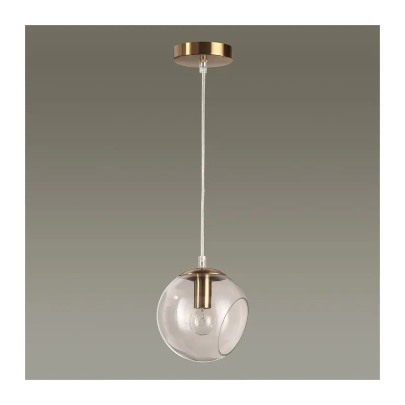 3769/1 MODERNI LN20 139 античная латунь, стекло Подвес E14 1*60W 220V BLAIR 2