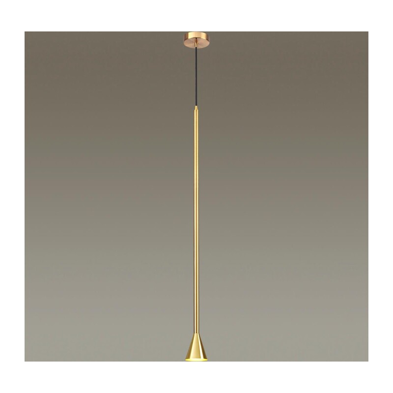 3884/1G HIGHTECH ODL20 349 золотистый/металл Подвесной светильник LED GU10 7W 220V PIPA 3