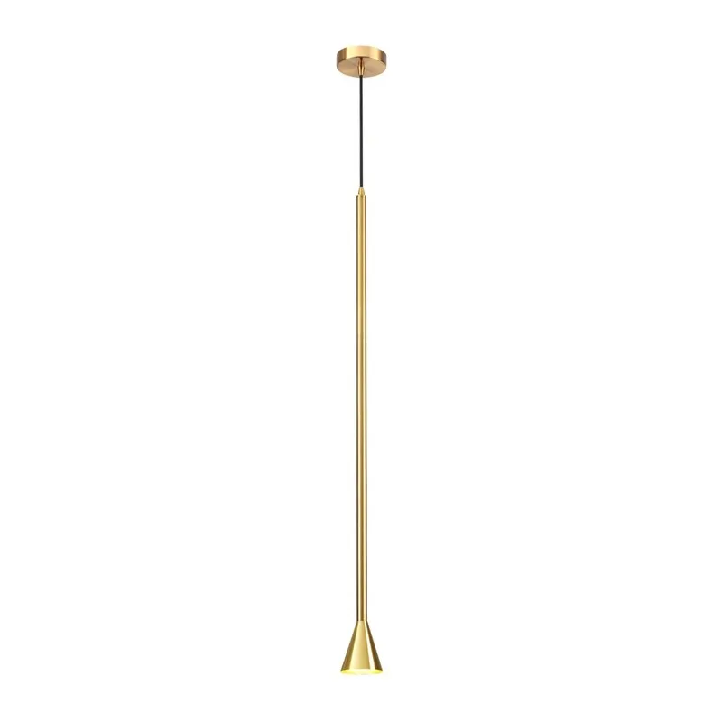3884/1G HIGHTECH ODL20 349 золотистый/металл Подвесной светильник LED GU10 7W 220V PIPA