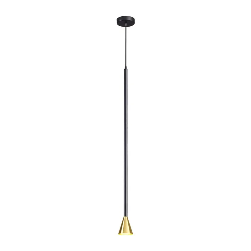 3884/1GB HIGHTECH ODL20 349 черно-золотистый/металл Подвесной светильник LED GU10 7W 220V PIPA