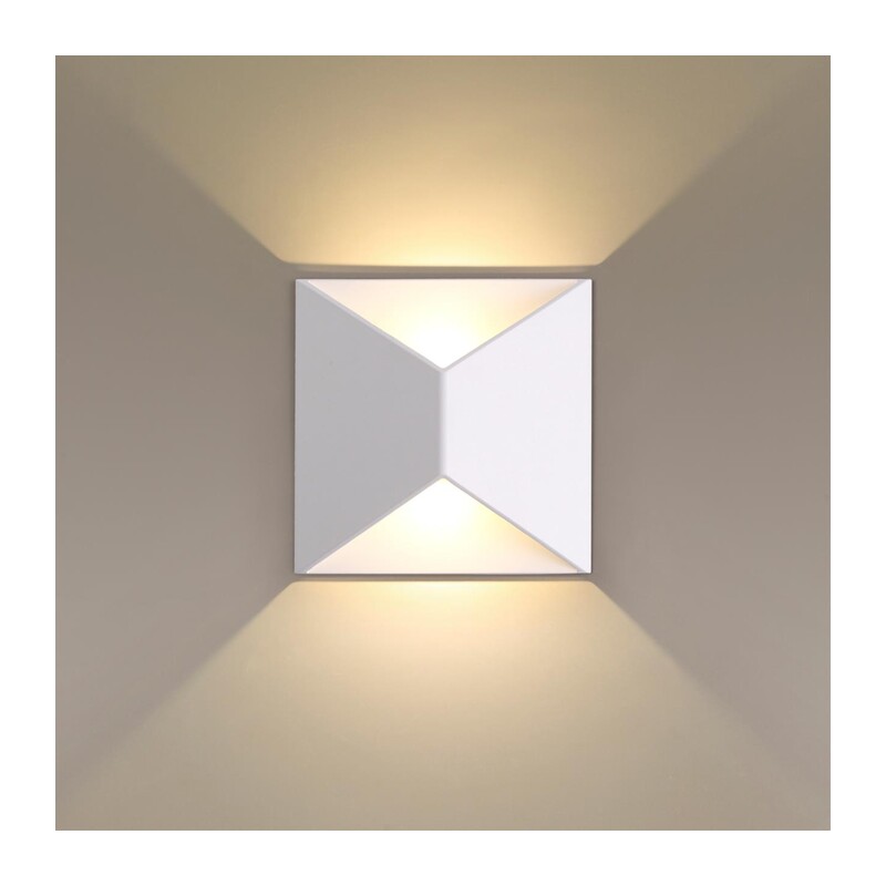 3909/10WL HIGHTECH ODL20 501 белый/металл Настенный светильник LED 3500K 120° 10W 220V IP65 TIBRO 4