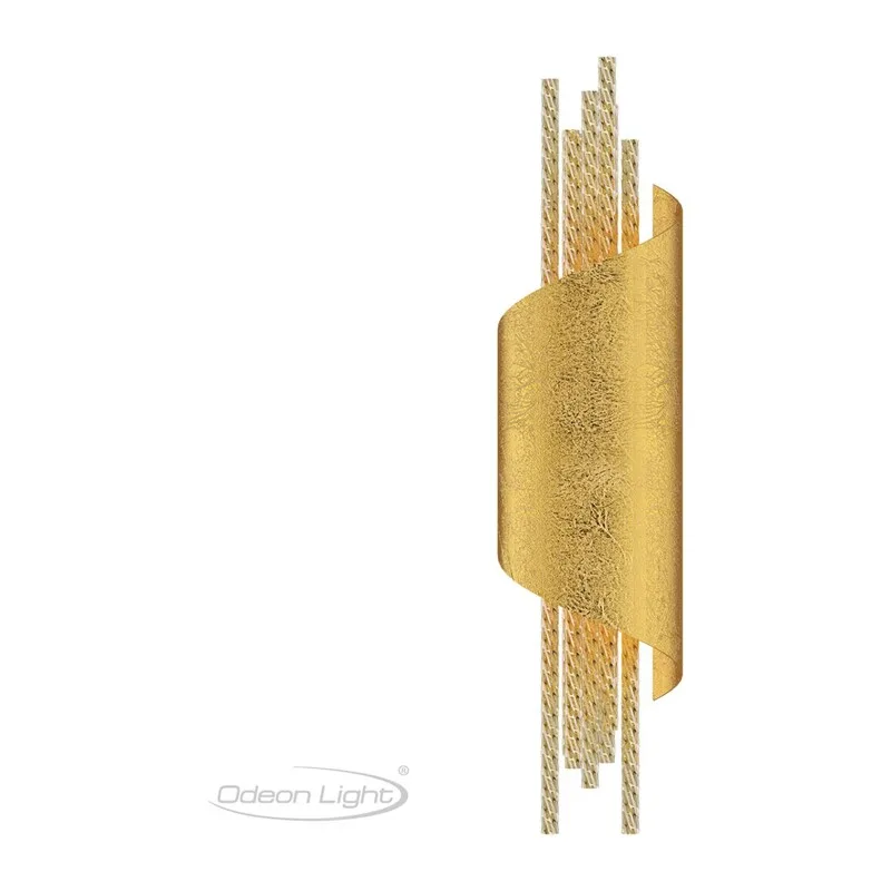 3901/5W L-VISION ODL20 521 золотистый/стекло/металл Настенный светильник LED 4000K 5W 220V MONICA 4