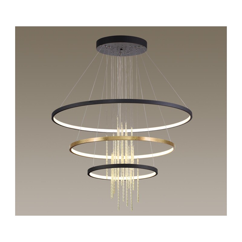 3901/99L L-VISION ODL20 521 золотистый/стекло/металл Подвесной светильник LED 4000K 113W 220V MONICA 4