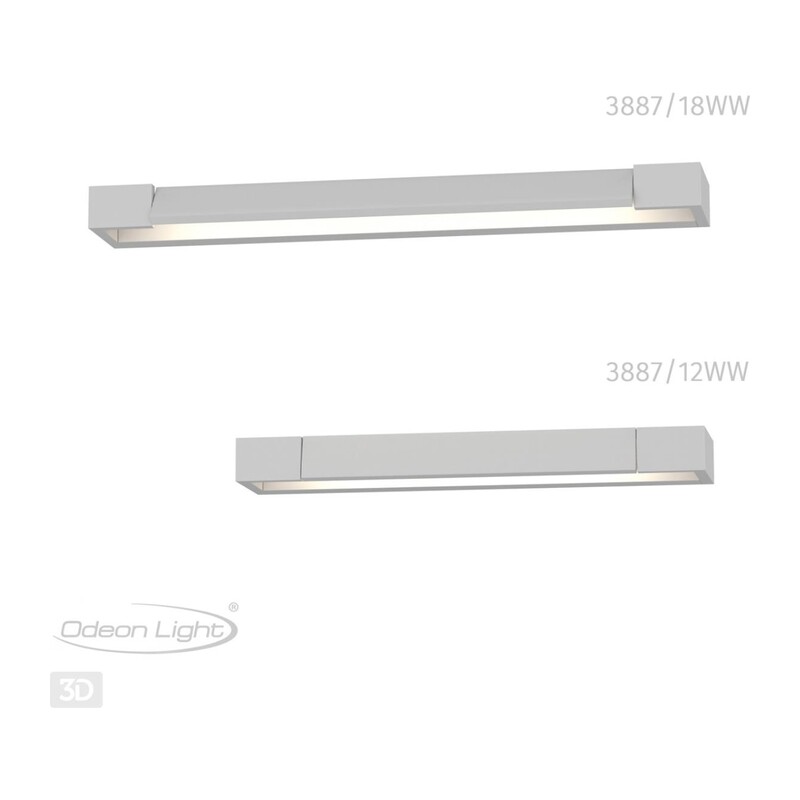 3887/12WW HIGHTECH ODL20 495 бел/металл Настен.поворотн.светильник LED 4000K 12W 220V IP44 ARNO 2