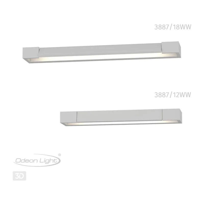 3887/12WW HIGHTECH ODL20 495 бел/металл Настен.поворотн.светильник LED 4000K 12W 220V IP44 ARNO 4