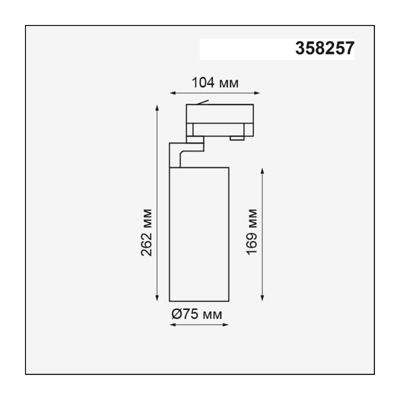 358257 PORT NT19 268 белый Трехфазный трековый светодиодный светильник IP20 LED 30W 220-240V HELIX