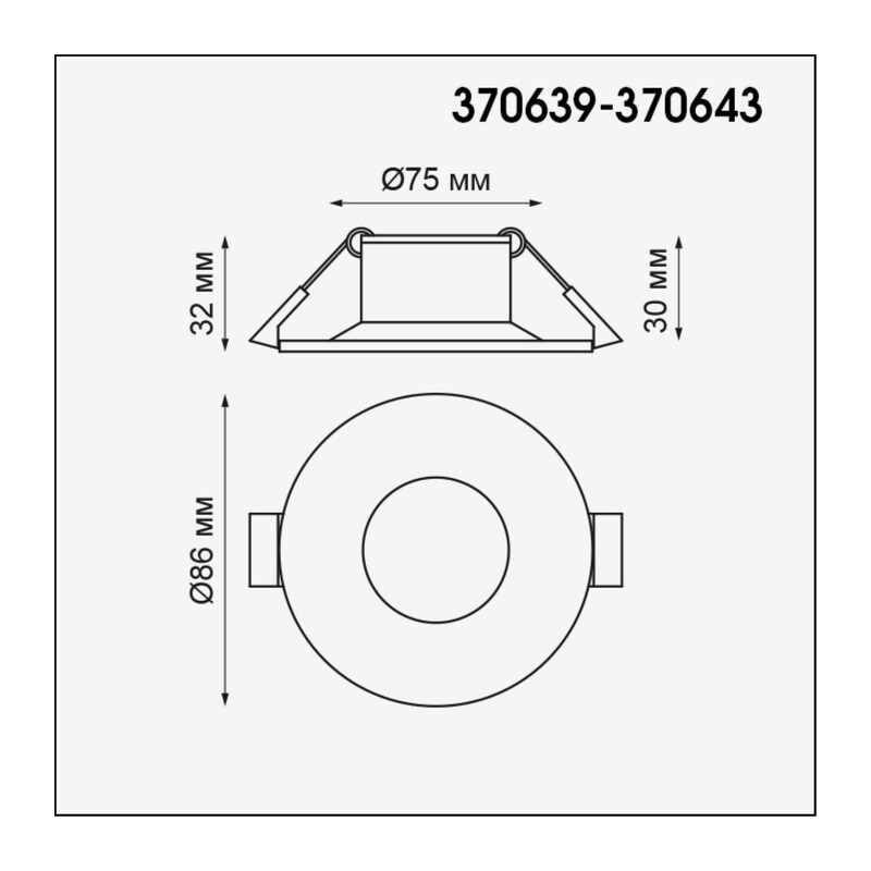 370641 SPOT NT19 540 золото Встраиваемый светильник IP20 GU10 50W 220V METIS