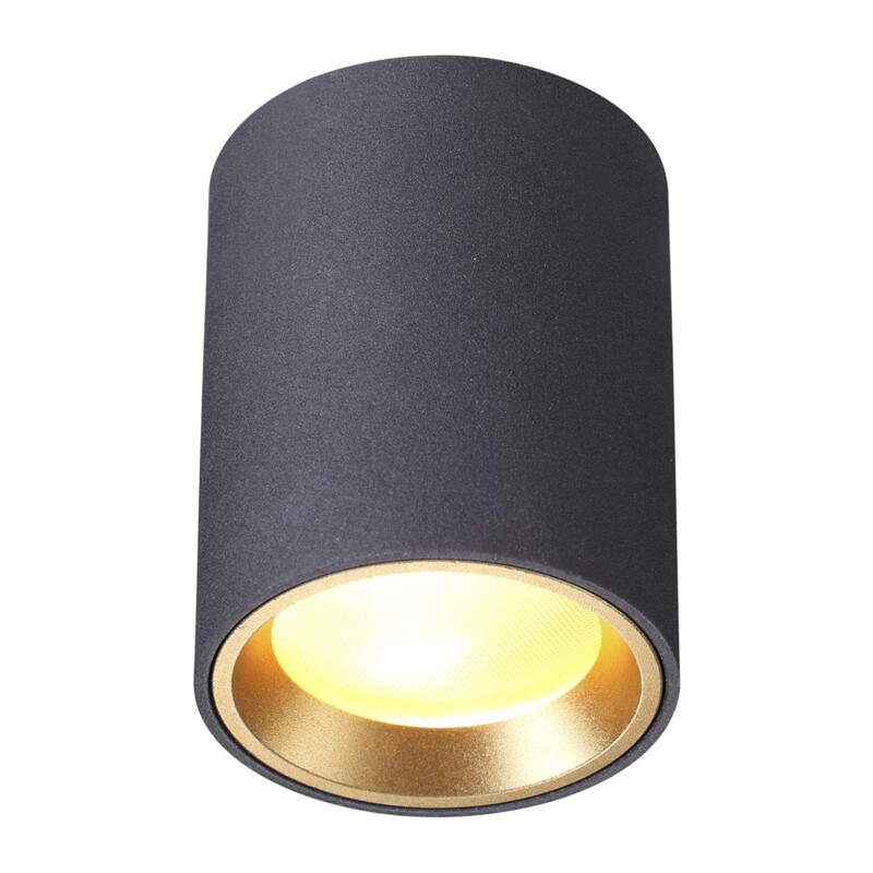 4205/1C HIGHTECH ODL20 327 черный/металл Потолочный светильник GU10 50W IP54 AQUANA